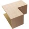 Ekena Millwork 12"W x 24"D x 24"H Classic Chapel Hill Rough Cedar Woodgrain TimberThane Corbel, Primed Tan CORUR12X24X24CHPRCPR - alternate 4